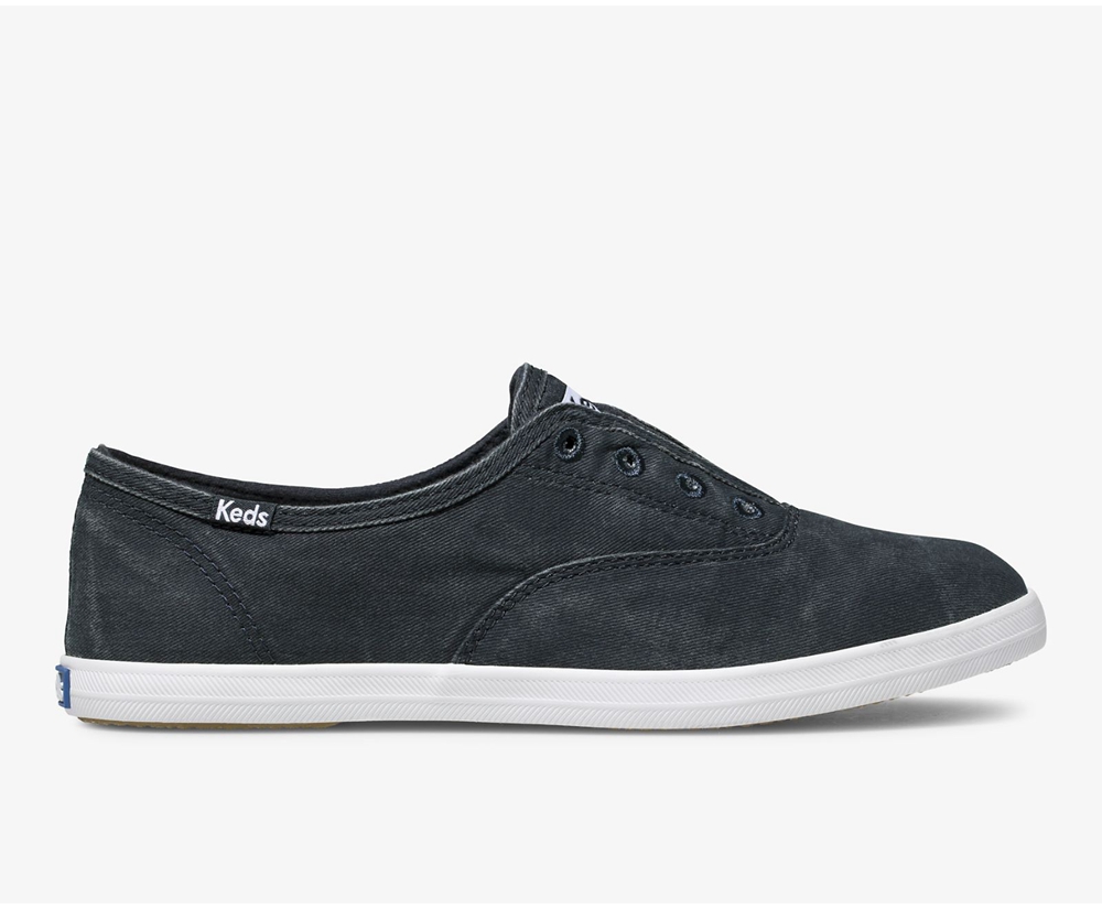 Keds Slip Ons Damen Navy - Chillax Washable - BGM-945206